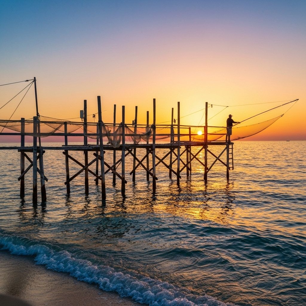 TRABOCCO BEI SONNENUNTERGANG
